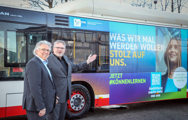 IHK Kassel‑Marburg wirbt mit Marburger Bus